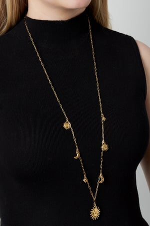 Sun Moon Star long Necklace h5 Picture2